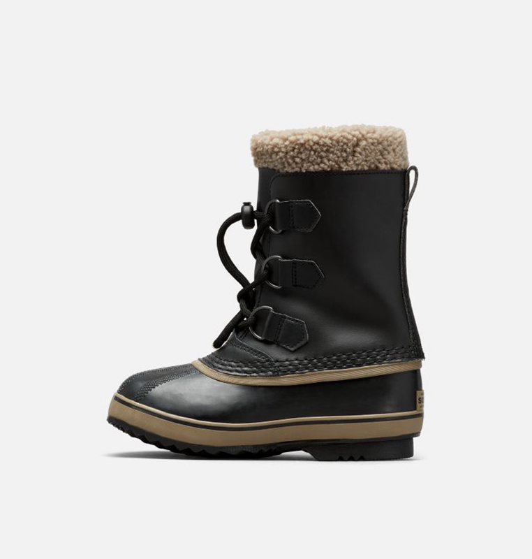 Kids Snow Boots Black - Sorel Youth Yoot Pac™ TP - 581-TAIYNM